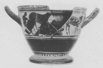 SKYPHOS (ATHENIAN, BLACK-FIGURE)