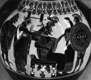 AMPHORA, BELLY, TYPE B (ATHENIAN, BLACK-FIGURE)