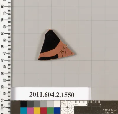 Terracotta fragment of a skyphos (deep drinking cup)