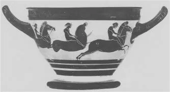 SKYPHOS (ATHENIAN, BLACK-FIGURE)