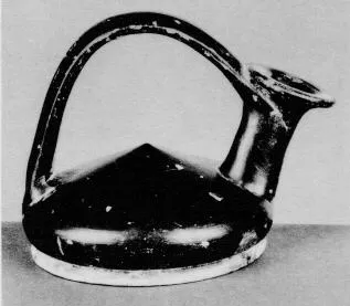 ASKOS (ATHENIAN, BLACK GLAZE)