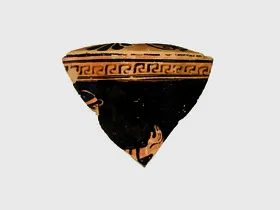 LEKYTHOS, FRAGMENT (ATHENIAN, RED-FIGURE)