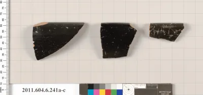 Terracotta rim fragments of bowls?