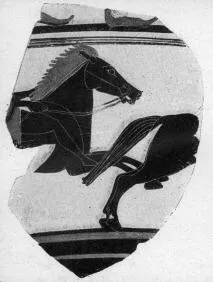 KRATER, FRAGMENTS (ATHENIAN, BLACK-FIGURE)