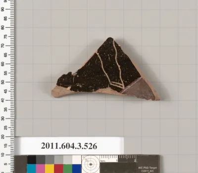 Terracotta fragment of a column-krater (bowl for mixing wine and water)