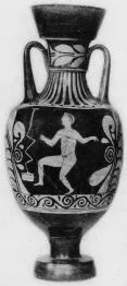 AMPHORA, PANATHENAIC SHAPE (SOUTH ITALIAN, LUCANIAN, RED-FIGURE)