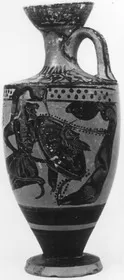 LEKYTHOS (ATHENIAN, BLACK-FIGURE)