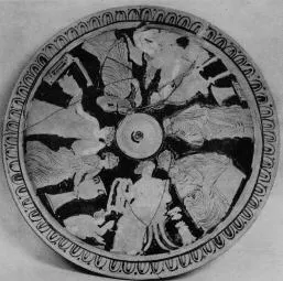 LEKANIS LID (ATHENIAN, RED-FIGURE)