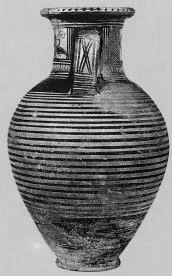 AMPHORA, NECK (ATHENIAN GEOMETRIC)