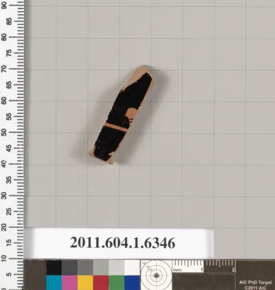 Terracotta fragment of a kylix (drinking cup)