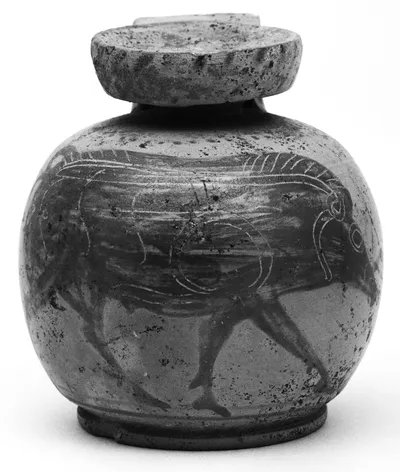Globular Aryballos with a Boar