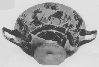 CUP (ATHENIAN, BLACK-FIGURE)
