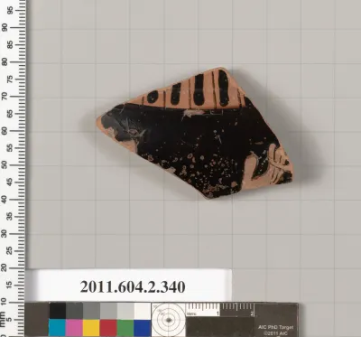 Terracotta fragment of a column-krater (bowl for mixing wine and water)