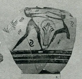 KRATER, FRAGMENT (MYCENEAN)
