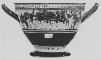 SKYPHOS (ATHENIAN, BLACK-FIGURE)