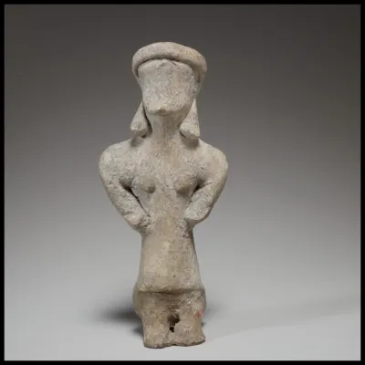 Standing female figurine