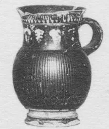 OLPE (SOUTH ITALIAN, GNATHIAN, BLACK GLAZE)