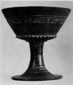 CHALICE (ETRUSCAN, BUCCHERO)