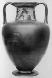 AMPHORA, NECK (ATHENIAN, BLACK-FIGURE)