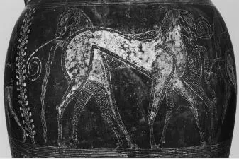 PITHOS (ETRUSCAN, WHITE ON RED PAINTED WARE)