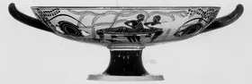 CUP A (ATHENIAN, BLACK-FIGURE)