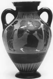 AMPHORA, BELLY, TYPE B (ATHENIAN, BLACK-FIGURE)