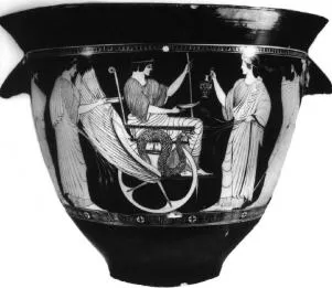 KRATER, BELL (ATHENIAN, RED-FIGURE)