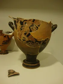 KRATER, BELL (ATHENIAN, RED-FIGURE)