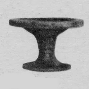 PLATE, STEMMED (ETRUSCAN, BLACK GLAZE)