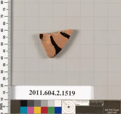 Terracotta fragment of a skyphos (deep drinking cup)