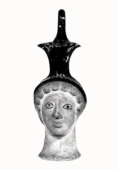œnochoé ; vase plastique