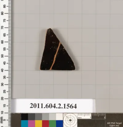 Terracotta fragment of a skyphos (deep drinking cup)