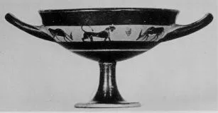 CUP, LITTLE MASTER BAND (ATHENIAN, BLACK-FIGURE)