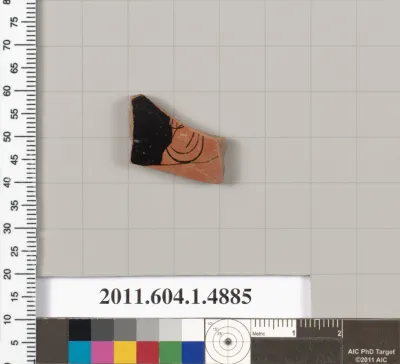 Terracotta fragment of a kylix (drinking cup)