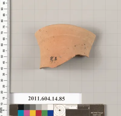 Terracotta fragment of a vase?