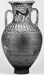 AMPHORA, NECK (PROTOATTIC)