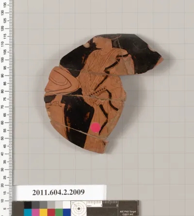 Terracotta fragment of a squat lekythos (oil flask)?