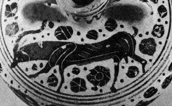 AMPHORISKOS (CORINTHIAN, BLACK-FIGURE)