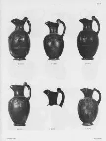 OINOCHOE (ETRUSCAN, BUCCHERO)