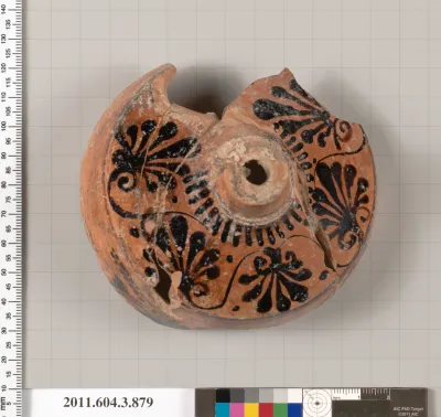 Terracotta fragment of a lekythos (oil flask)