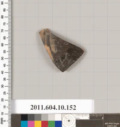 Terracotta fragment of a skyphos (deep drinking cup)