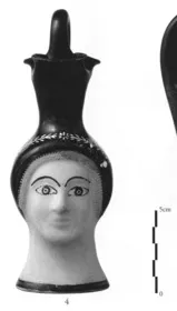 FIGURE VASE, OINOCHOE (ATHENIAN, RED-FIGURE)
