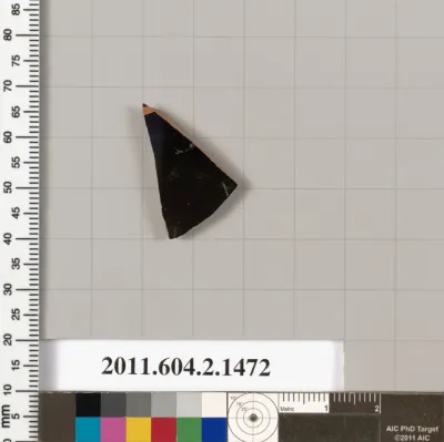 Terracotta fragment of a skyphos (deep drinking cup)