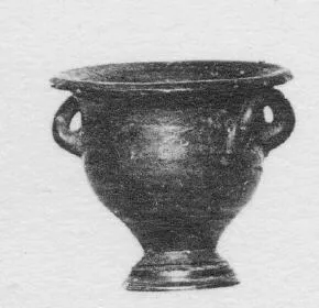 KRATER (SOUTH ITALIAN, CAMPANIAN, BLACK GLAZE)