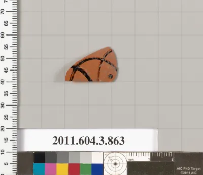 Terracotta fragment of a lekythos (oil flask)