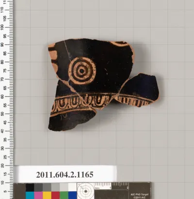 Terracotta fragment of a skyphos (deep drinking cup)