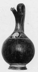 OINOCHOE (SOUTH ITALIAN, GNATHIAN, BLACK GLAZE)