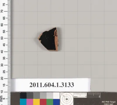 Terracotta fragment of a kylix (drinking cup)