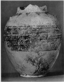 AMPHORA, BELLY (ETRUSCAN, BLACK GLAZE)