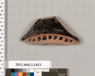 Terracotta fragment of a skyphos (deep drinking cup)